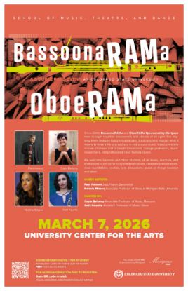2026 BassoonaRAMa and OboeRAMa poster